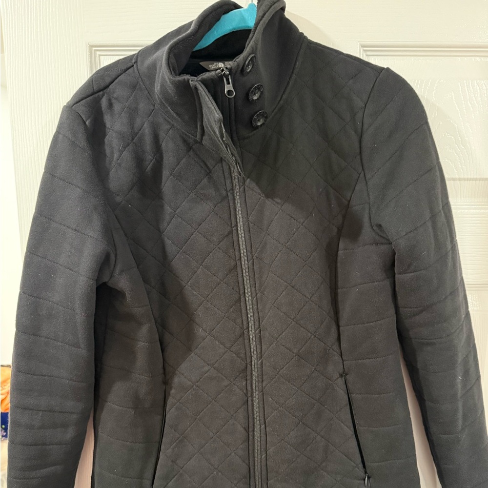 The North Face Women's Black Quilted fleece Jacket